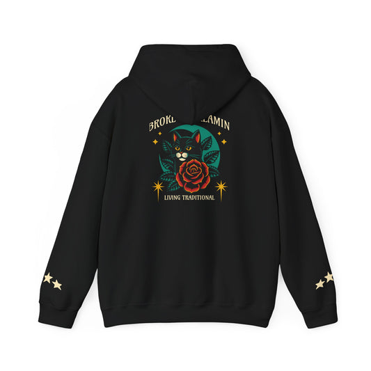 "Living Traditional" Unisex College Hoodie - Broke & Dreamin' Hoodies