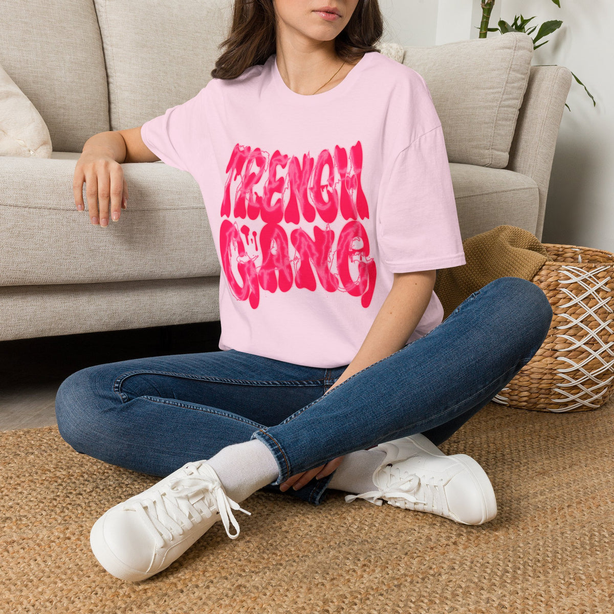 “Trench Gang Pink” Unisex T-Shirt - Broke & Dreamin' T-Shirts