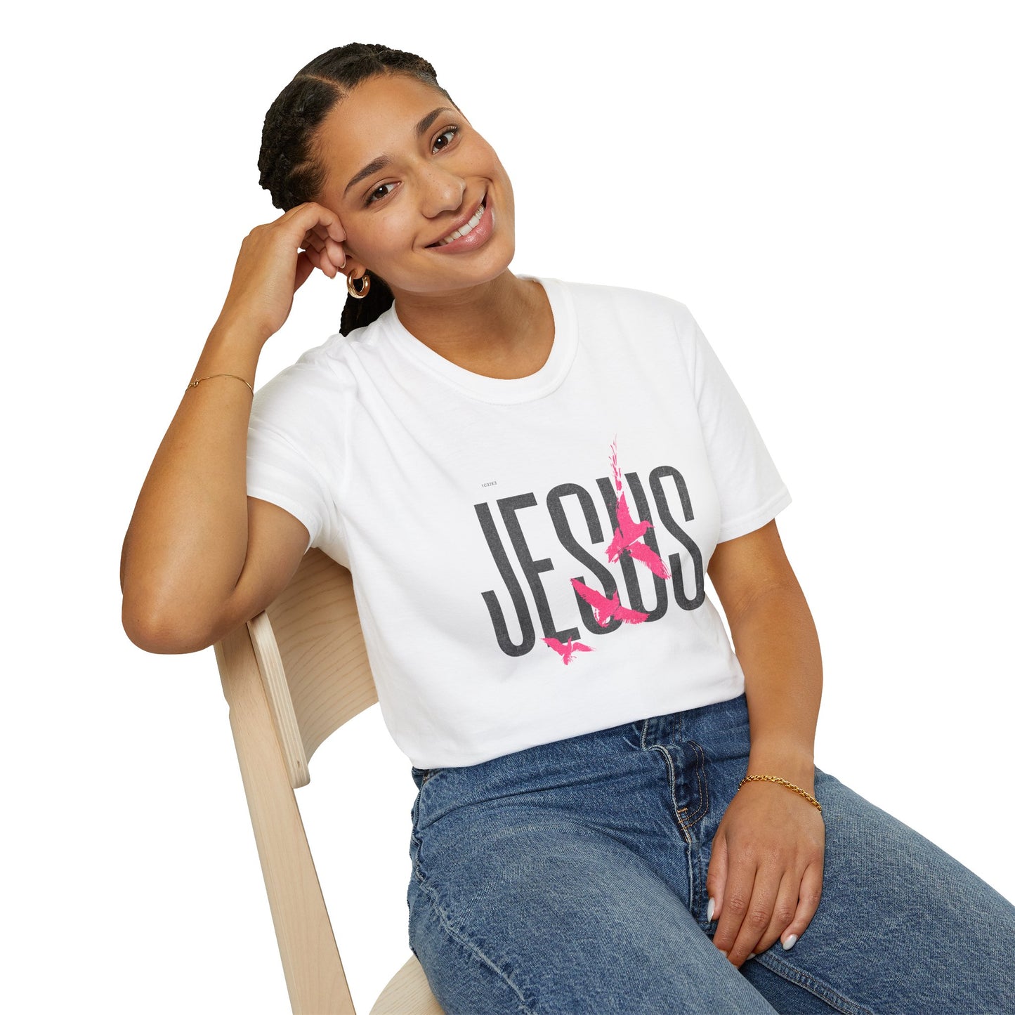 "Jesus Pink Logo” Unisex T-Shirt - Broke & Dreamin' T-Shirts