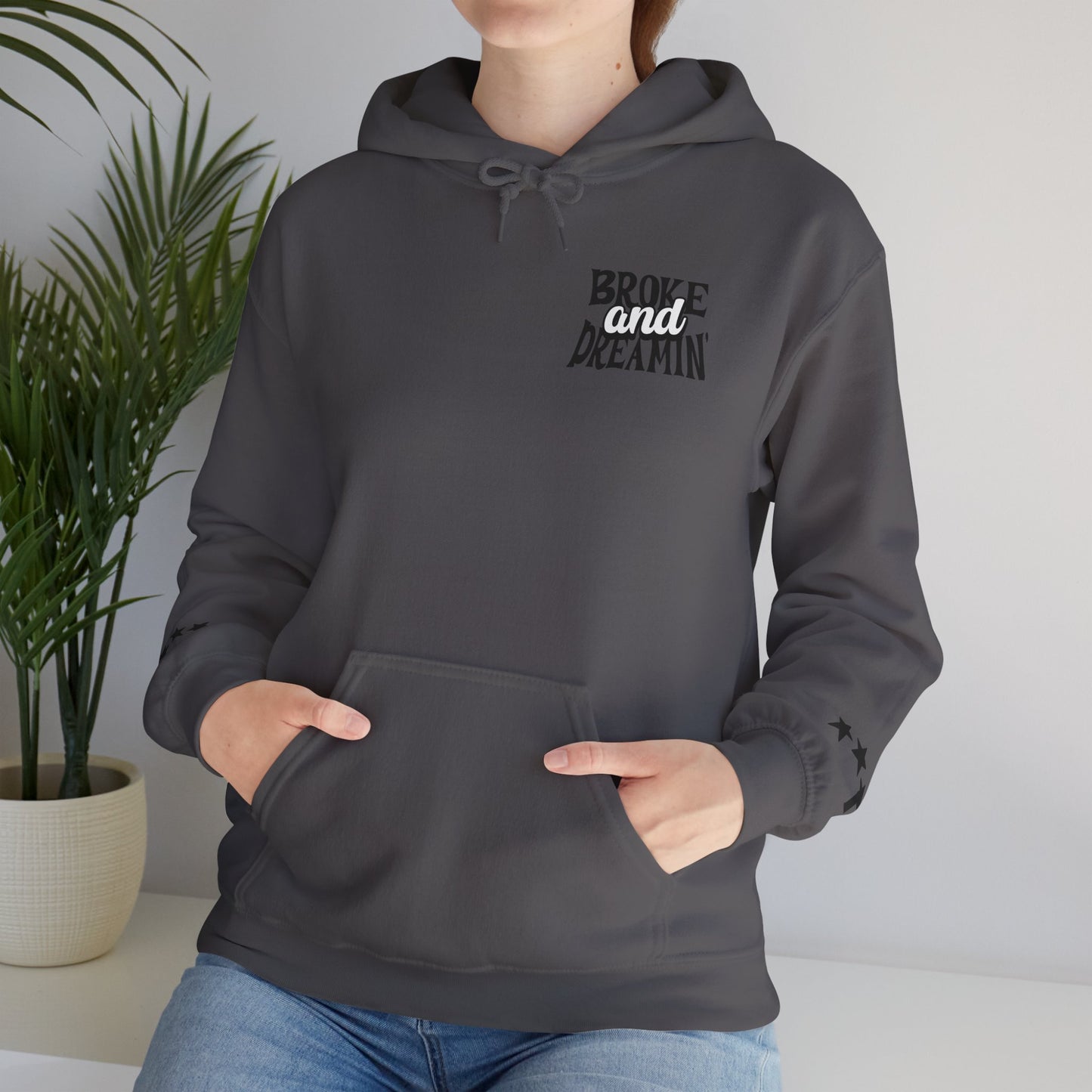 "Jesus x 618AMG" Unisex College Hoodie - Broke & Dreamin' Hoodies