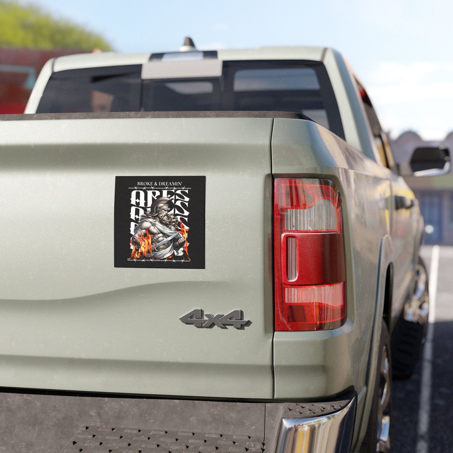 "Ares” Car Magnet - Broke & Dreamin' Magnets