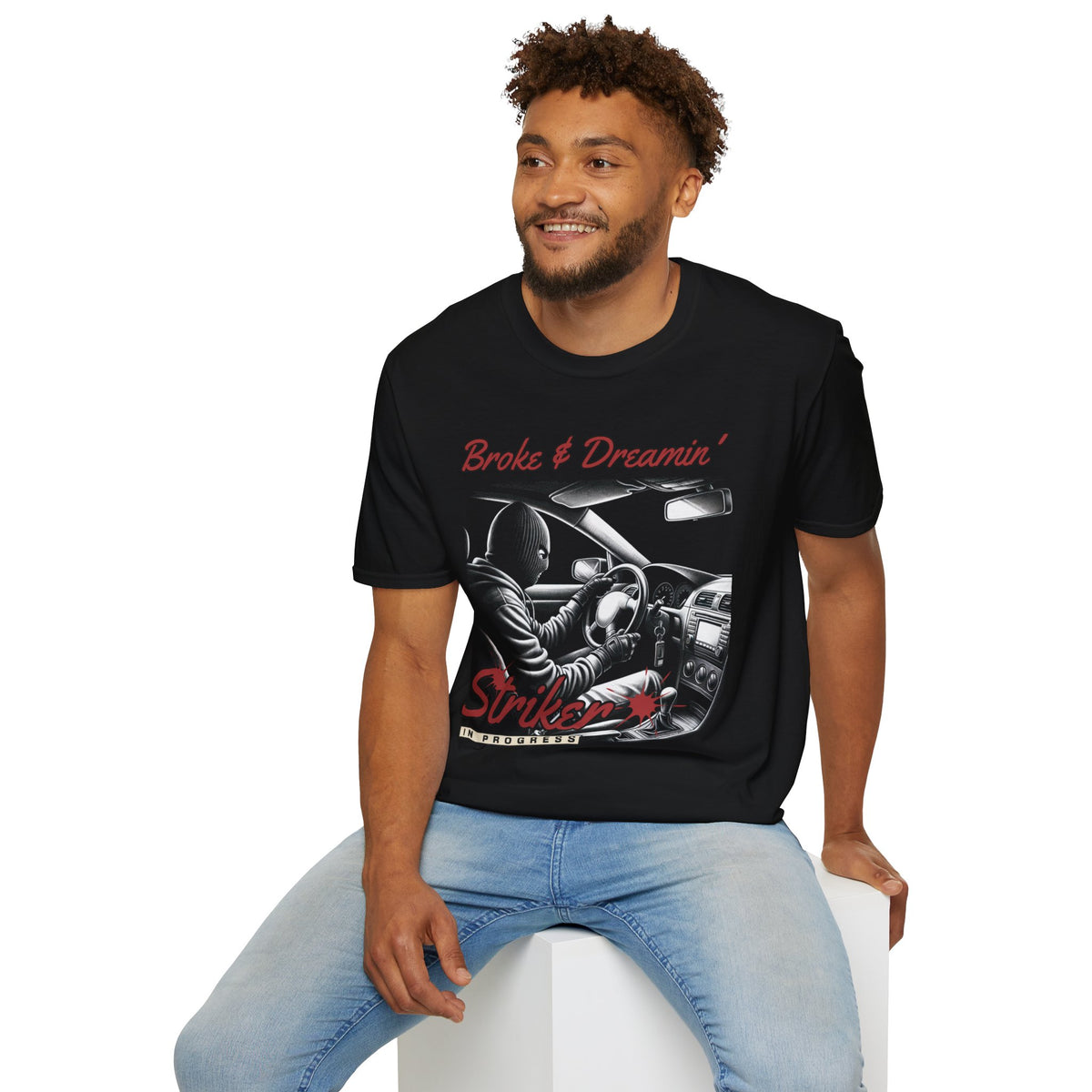 "Striker” Unisex T-Shirt - Broke & Dreamin' T-Shirts