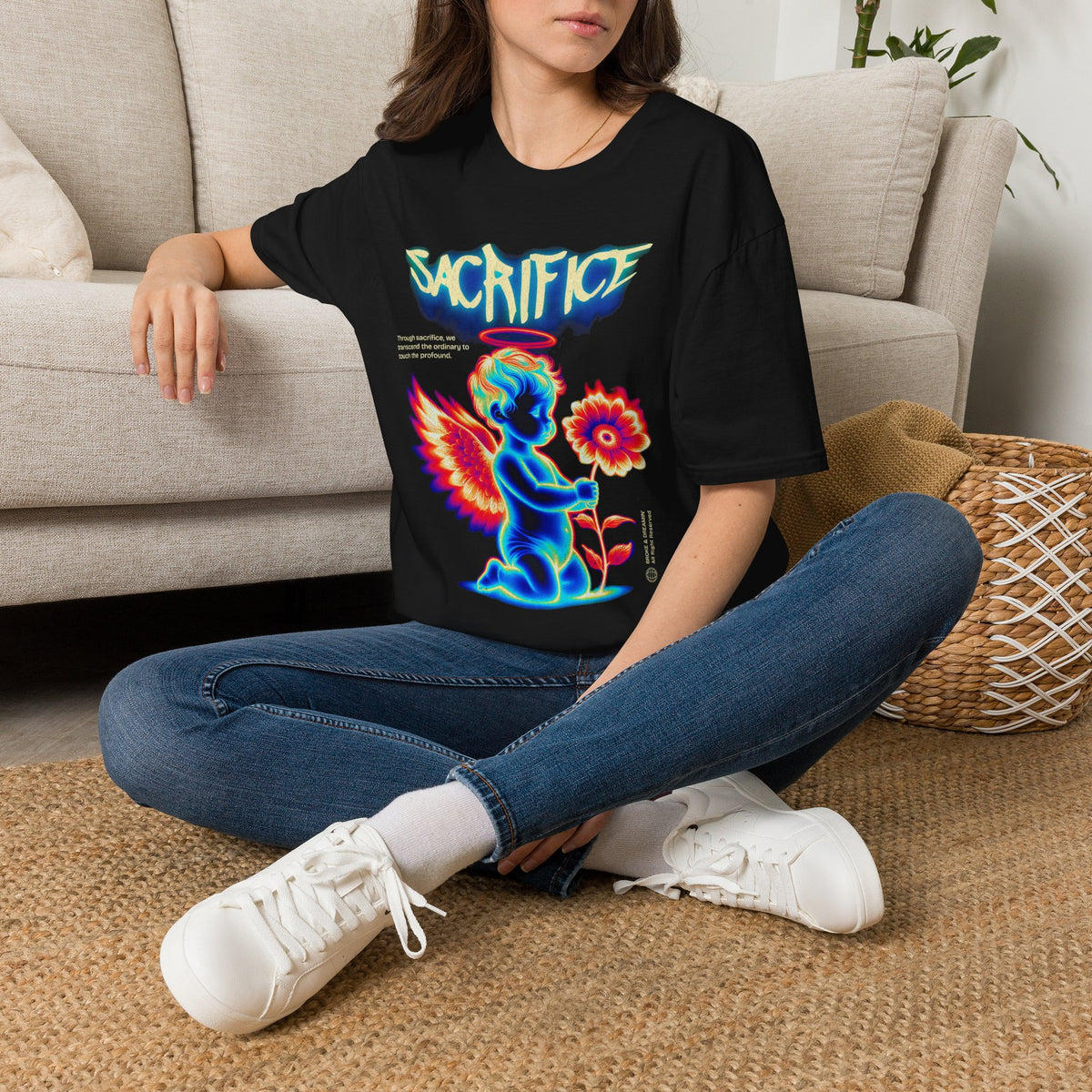 "Sacrifice” Unisex T-Shirt - Broke & Dreamin' T-Shirts