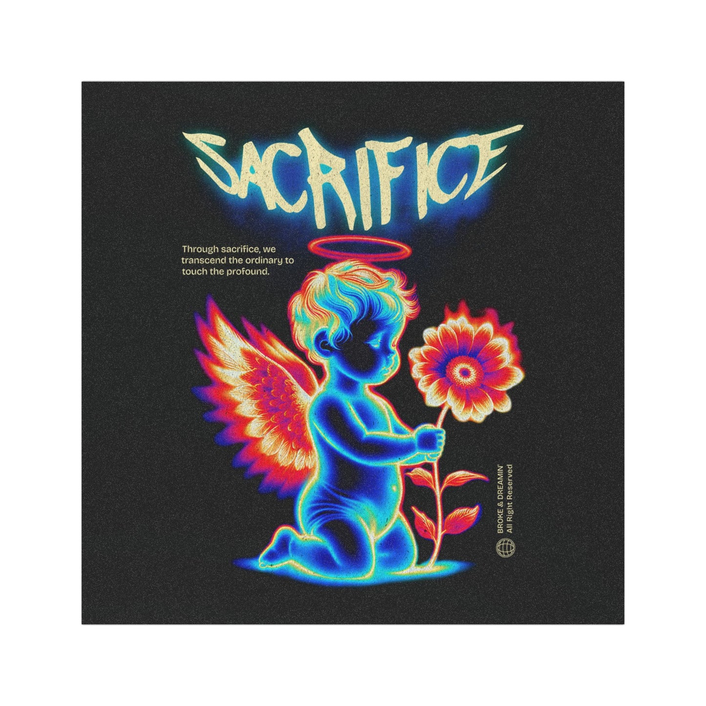 "Sacrifice” Car Magnet - Broke & Dreamin' Magnets