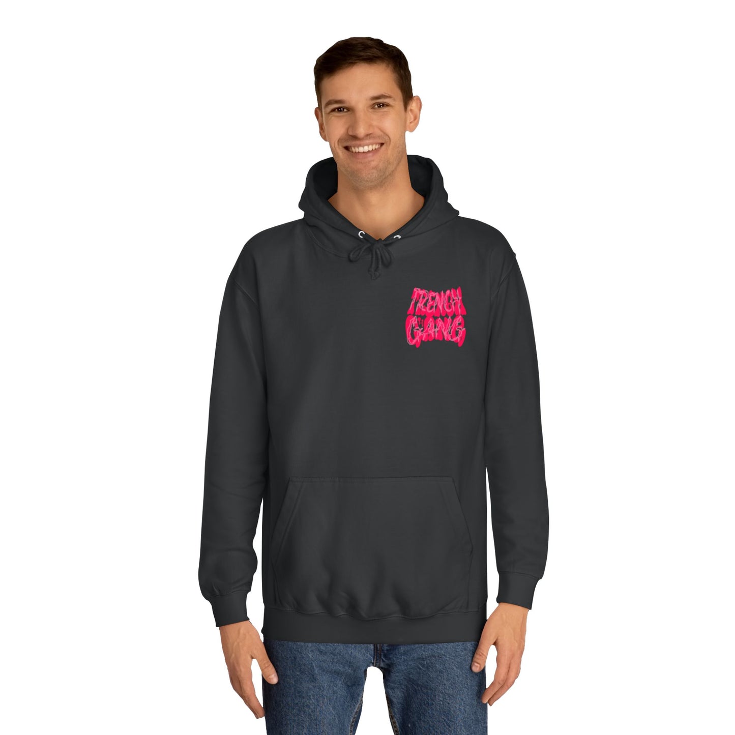 “Trench Gang” Unisex College Hoodie - Broke & Dreamin' Hoodies