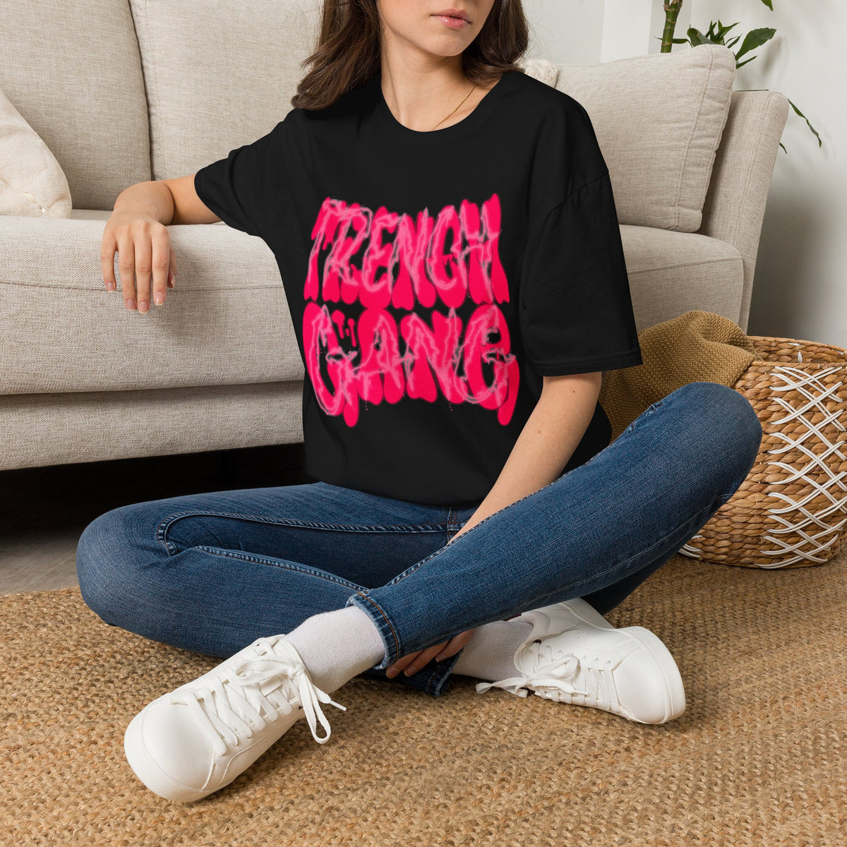 “Trench Gang Pink” Unisex T-Shirt - Broke & Dreamin' T-Shirts