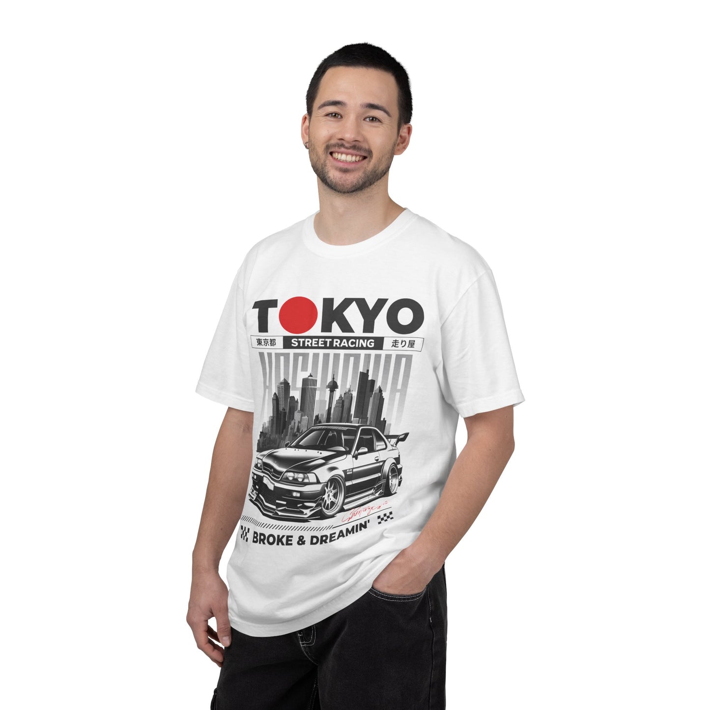 "Tokyo Street Racing” Unisex T-Shirt - Broke & Dreamin' T-Shirts