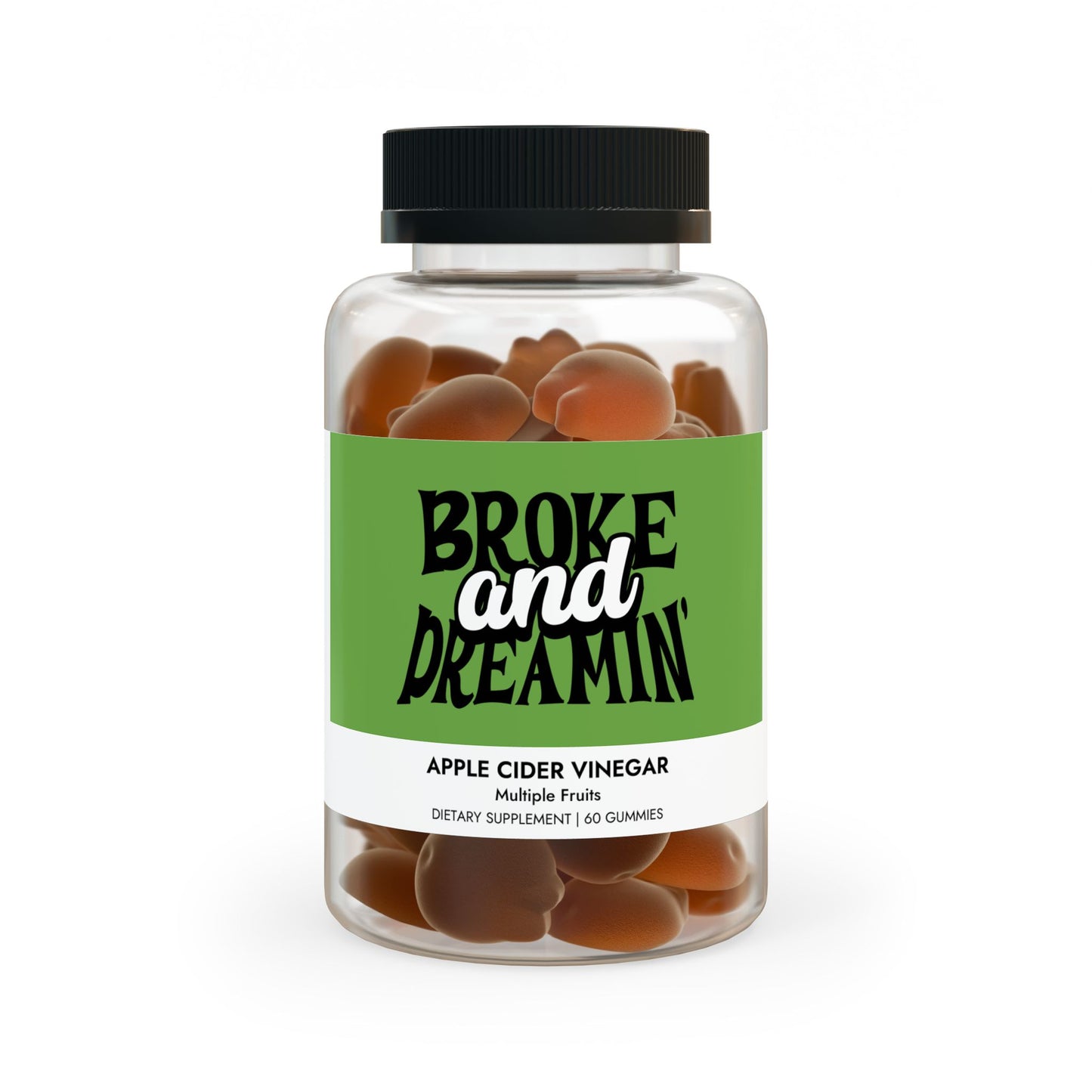 Apple Cider Vinegar Gummies (60 Gummies) - Broke & Dreamin' Supplements