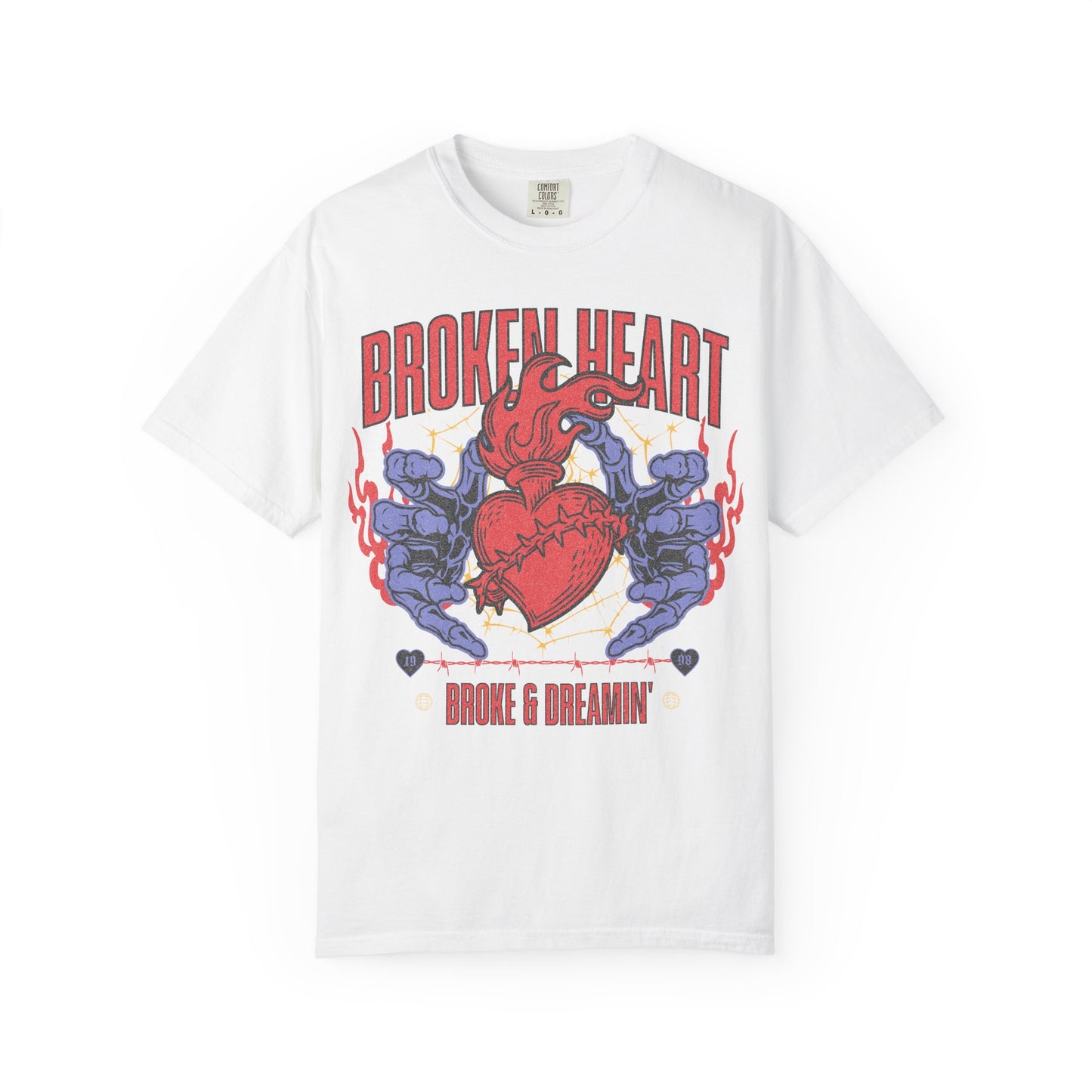 “Broken Heart” Unisex T-Shirt - Broke & Dreamin' T-Shirts
