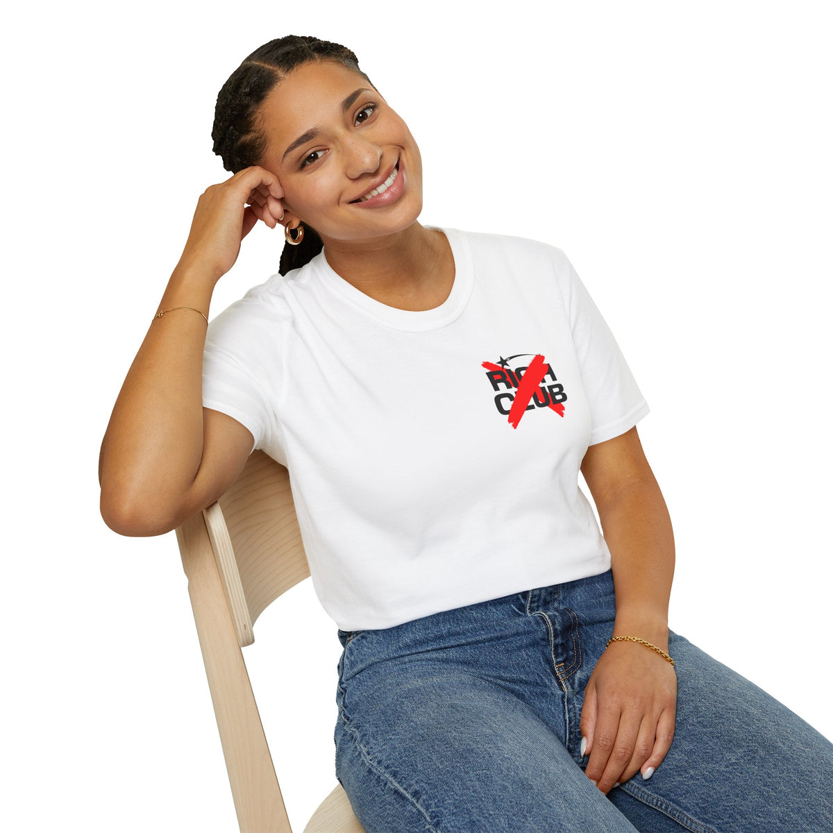"Rich Club" Red Logo Unisex T-Shirt - Broke & Dreamin' T-Shirts