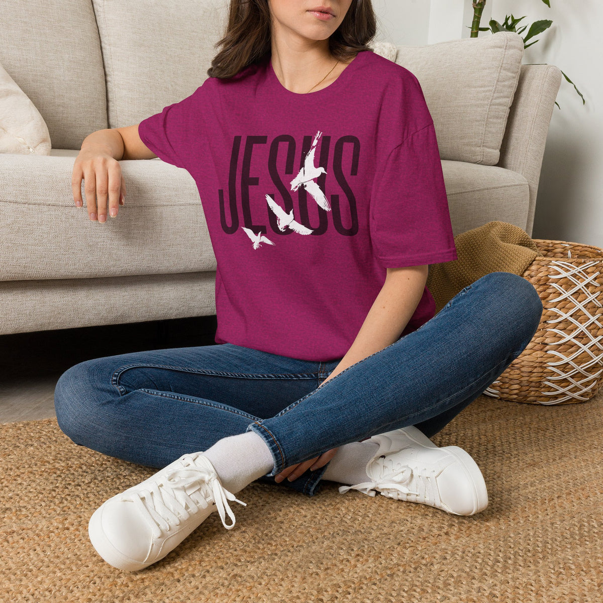 "Jesus Logo” Unisex T-Shirt - Broke & Dreamin' T-Shirts