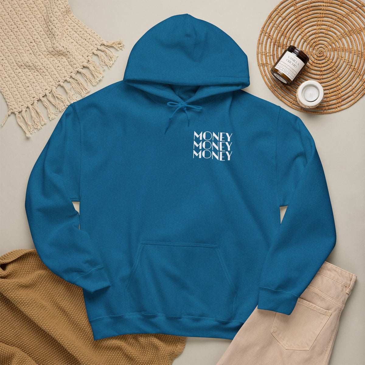 "Money Ain't Everything" Unisex College Hoodie - Broke & Dreamin' Hoodies