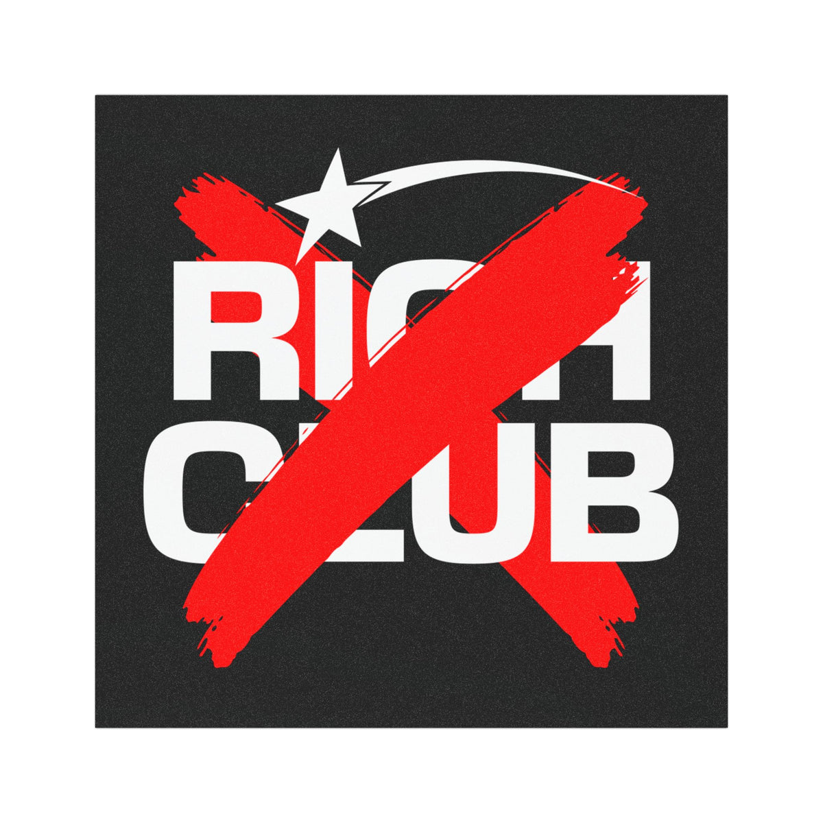 "Rich Club” Red Logo Car Magnet - Broke & Dreamin' Magnets