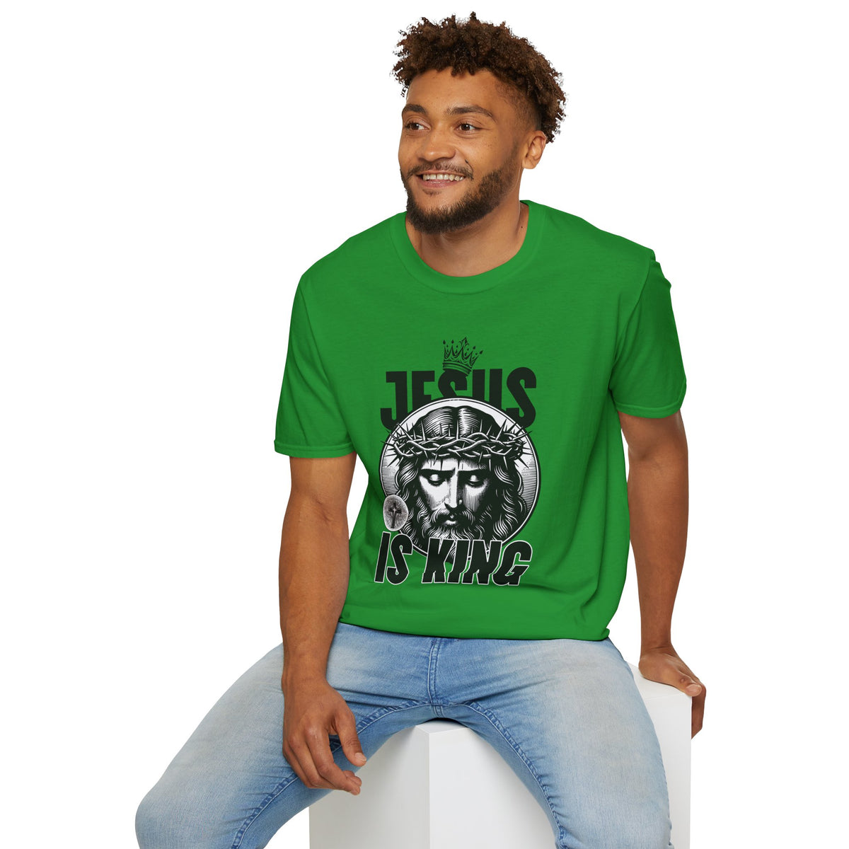 "Jesus Is King” Unisex T-Shirt - Broke & Dreamin' T-Shirts