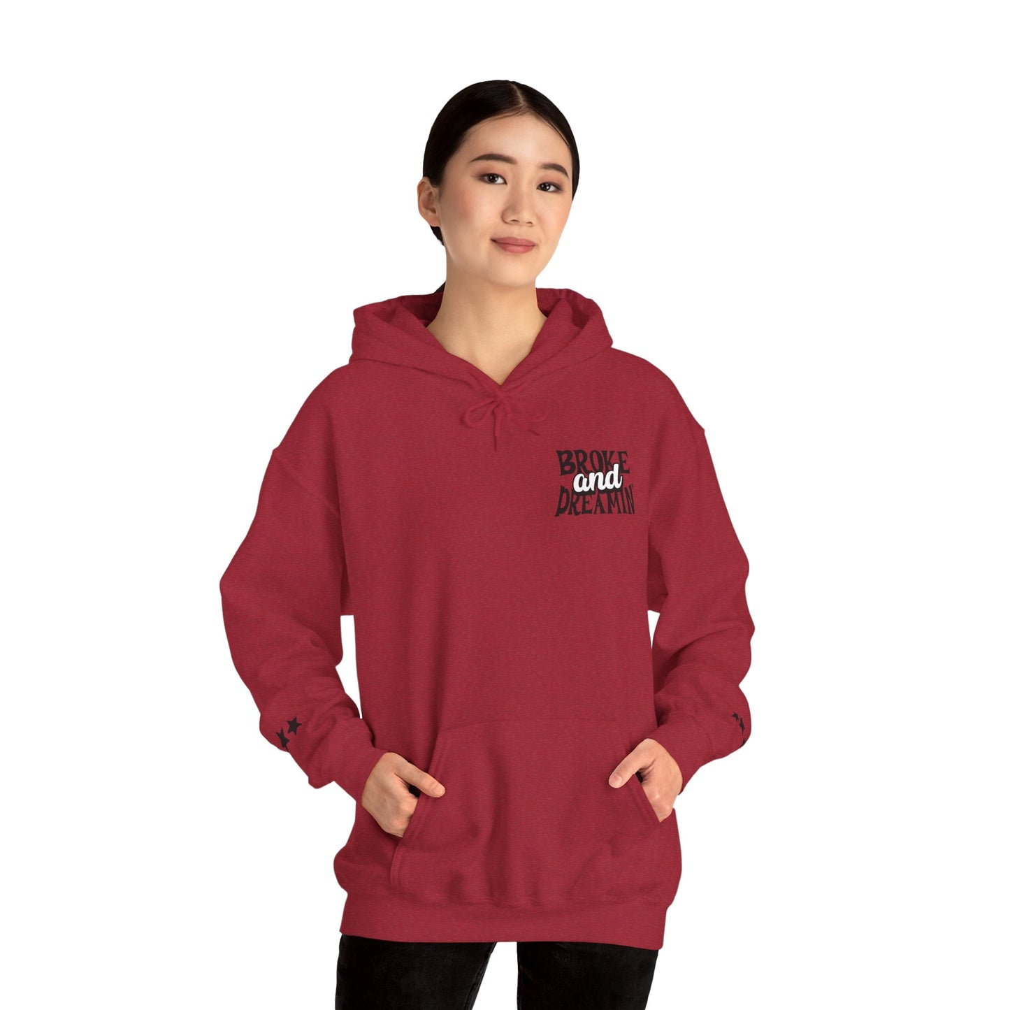 "Jesus x 618AMG" Unisex College Hoodie - Broke & Dreamin' Hoodies