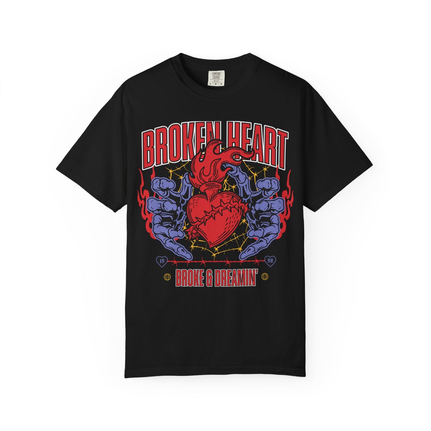 “Broken Heart” Unisex T-Shirt - Broke & Dreamin' T-Shirts