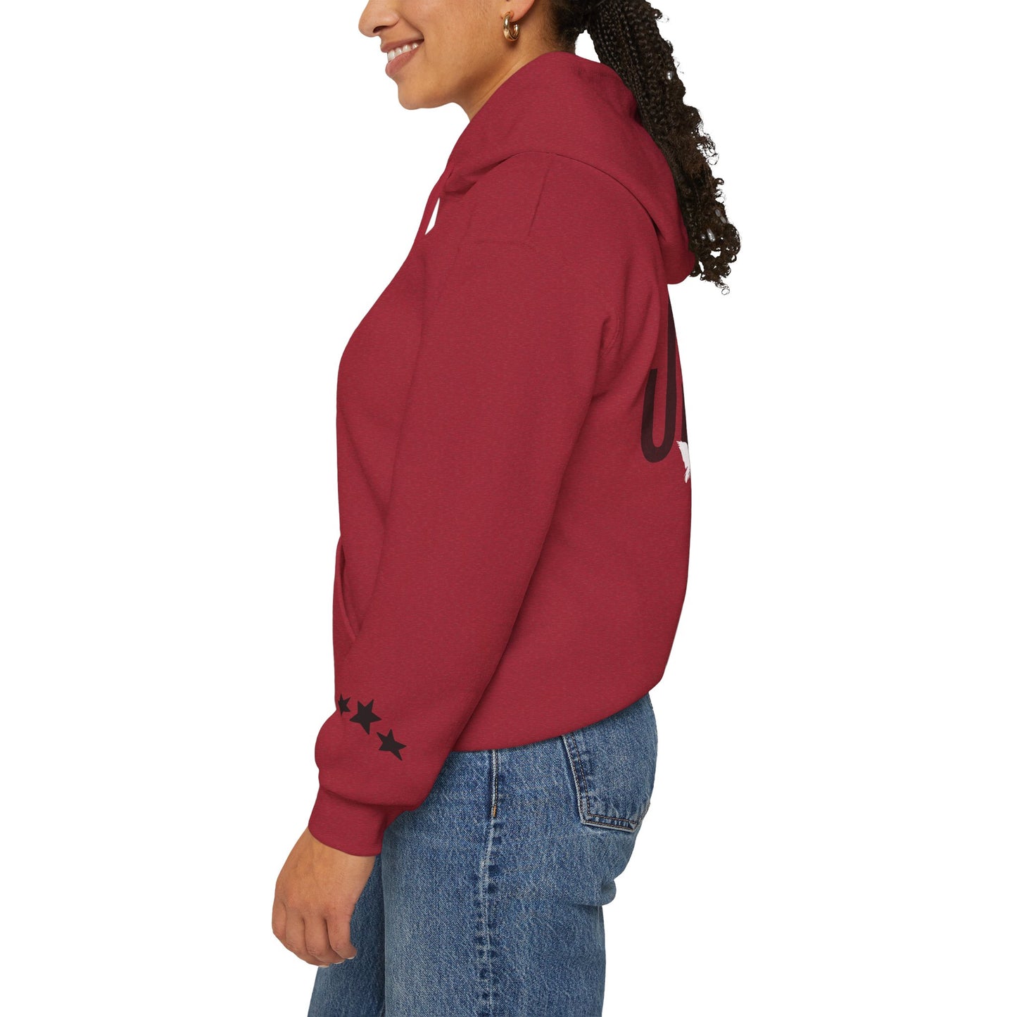 "Jesus x 618AMG" Unisex College Hoodie - Broke & Dreamin' Hoodies