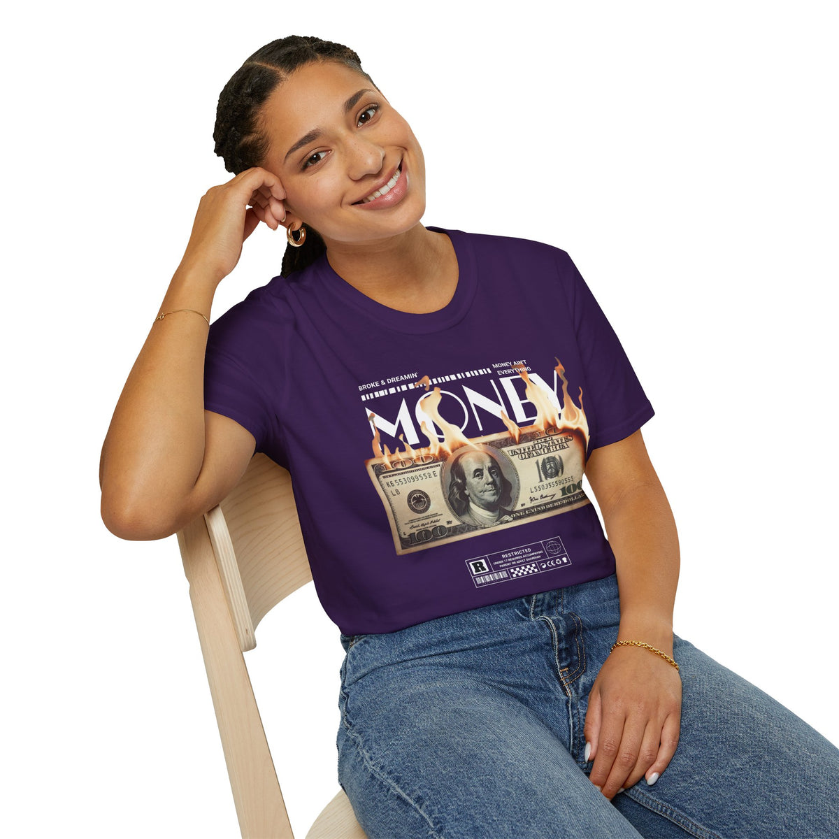 “Money Ain't Everything” Unisex T-Shirt - Broke & Dreamin' T-Shirts