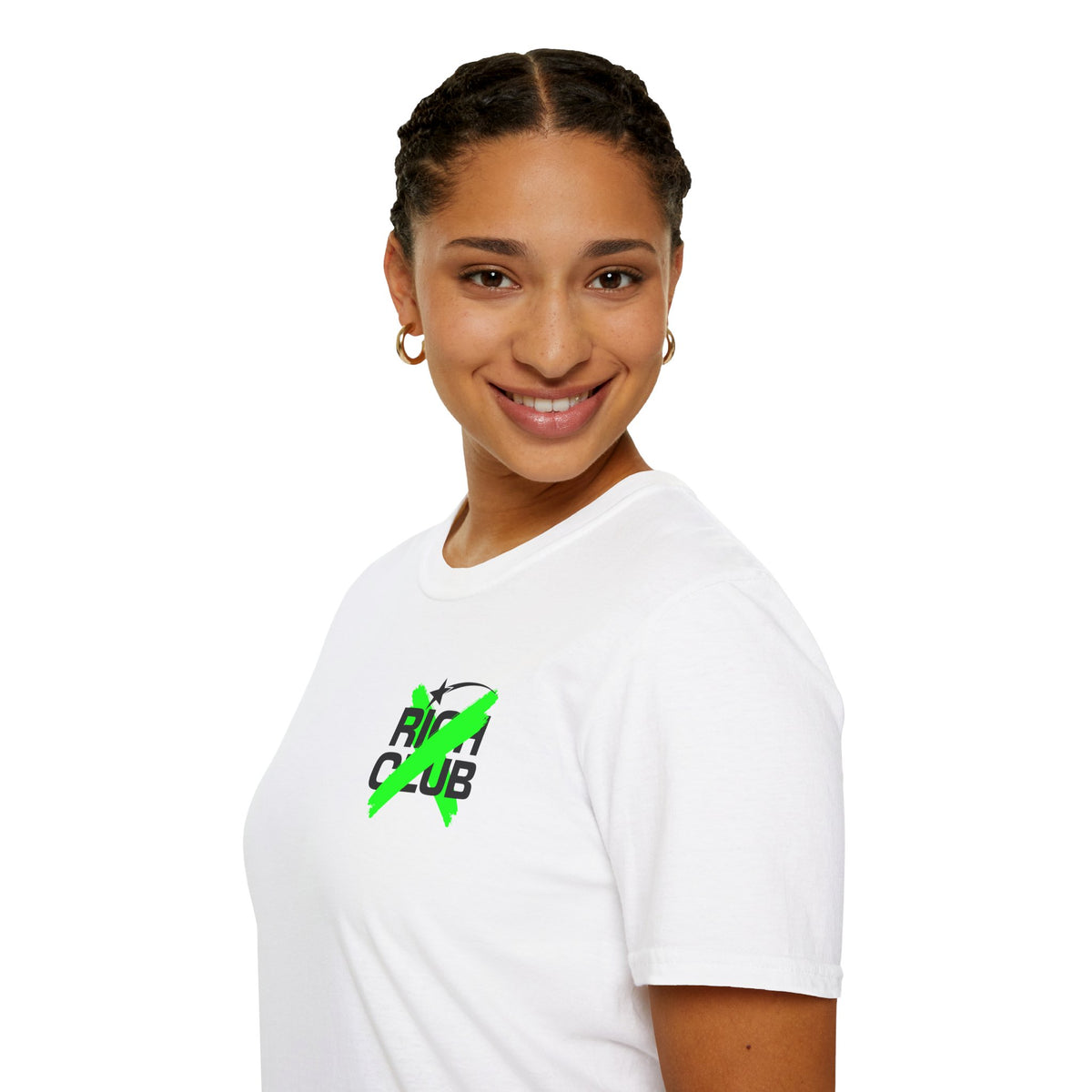 "Rich Club" Green Logo Unisex T-Shirt - Broke & Dreamin' T-Shirts