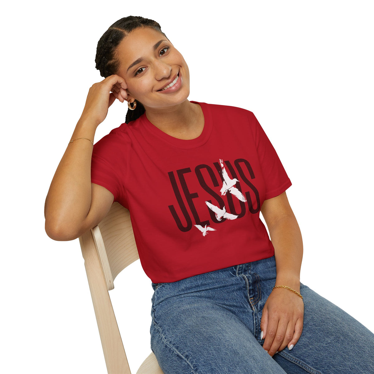 "Jesus Logo” Unisex T-Shirt - Broke & Dreamin' T-Shirts