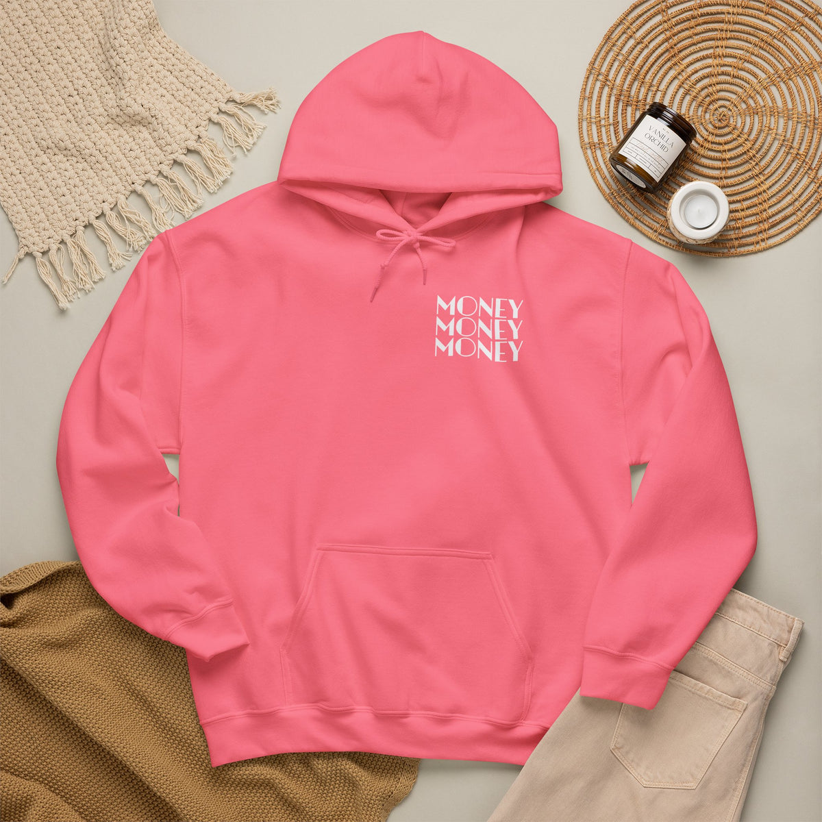 "Money Ain't Everything" Unisex College Hoodie - Broke & Dreamin' Hoodies