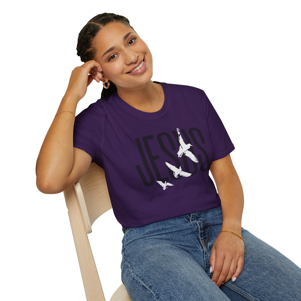 "Jesus Logo” Unisex T-Shirt - Broke & Dreamin' T-Shirts