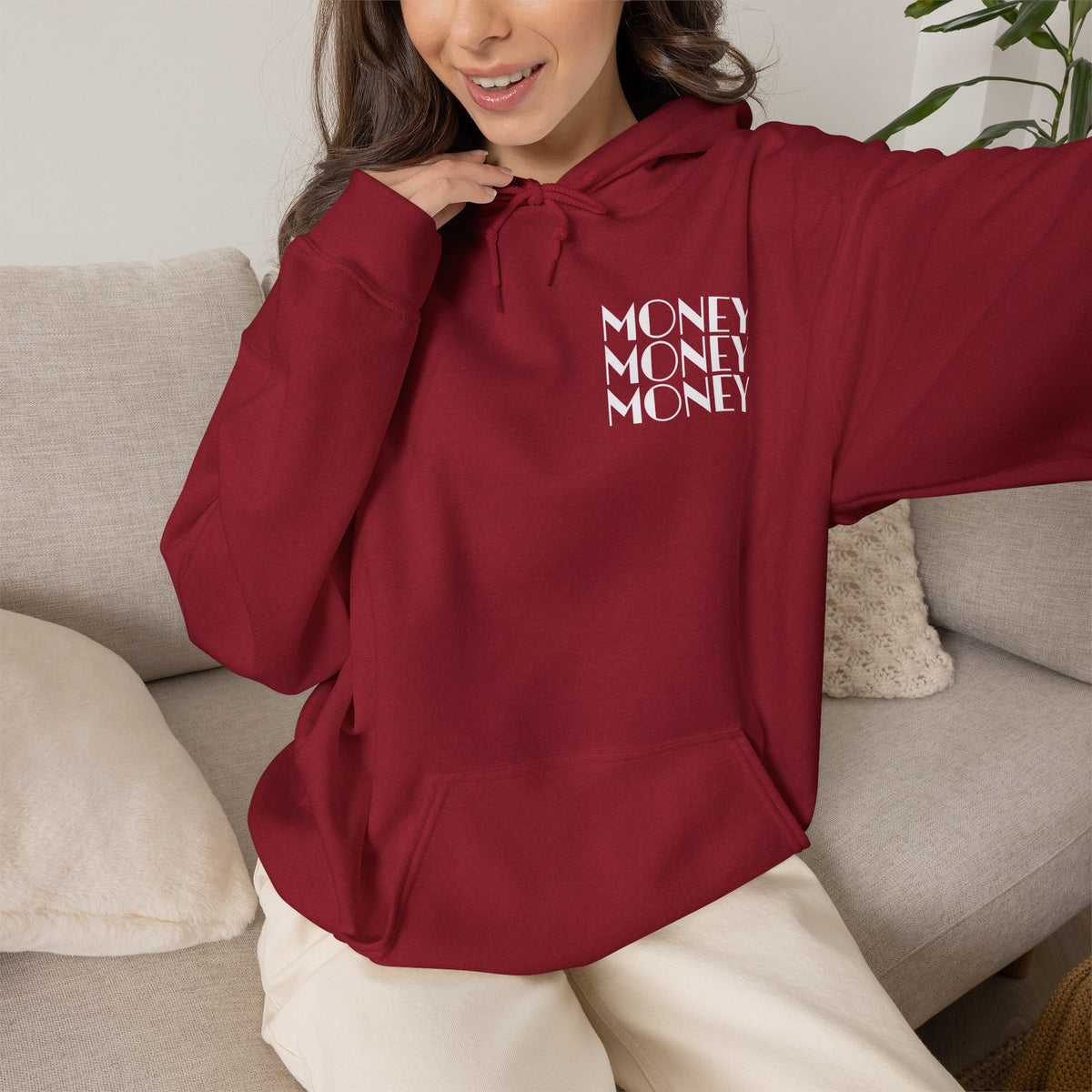 "Money Ain't Everything" Unisex College Hoodie - Broke & Dreamin' Hoodies