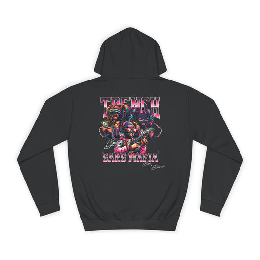 "TGM Vice City" Unisex College Hoodie - Broke & Dreamin' Hoodies
