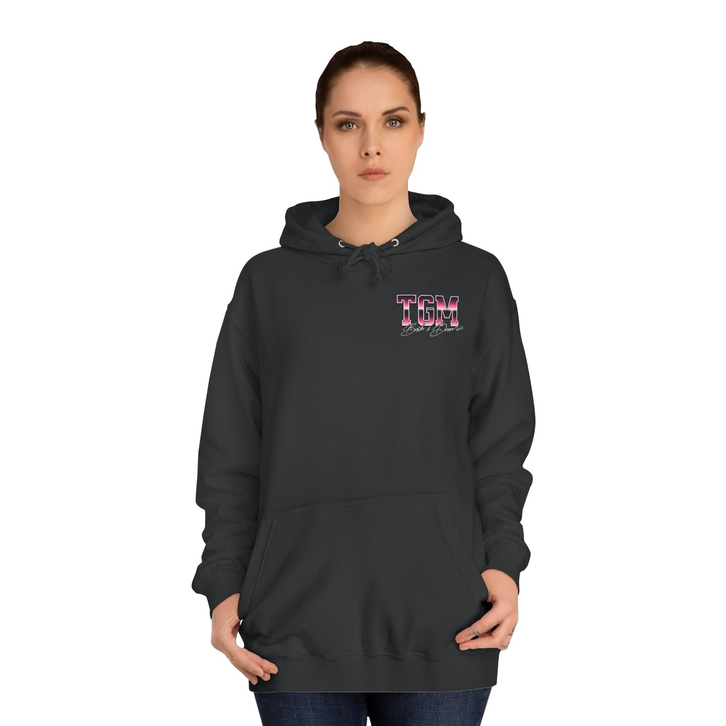 "TGM Vice City" Unisex College Hoodie - Broke & Dreamin' Hoodies